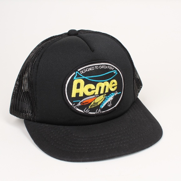 fisherman hat with lures